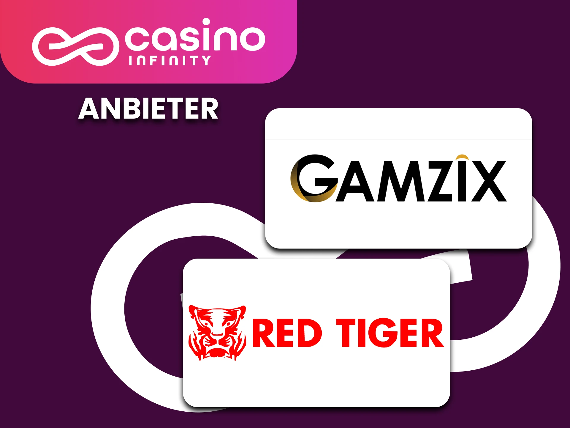 Top-Jackpot-Spieleanbieter im Casino Infinity.