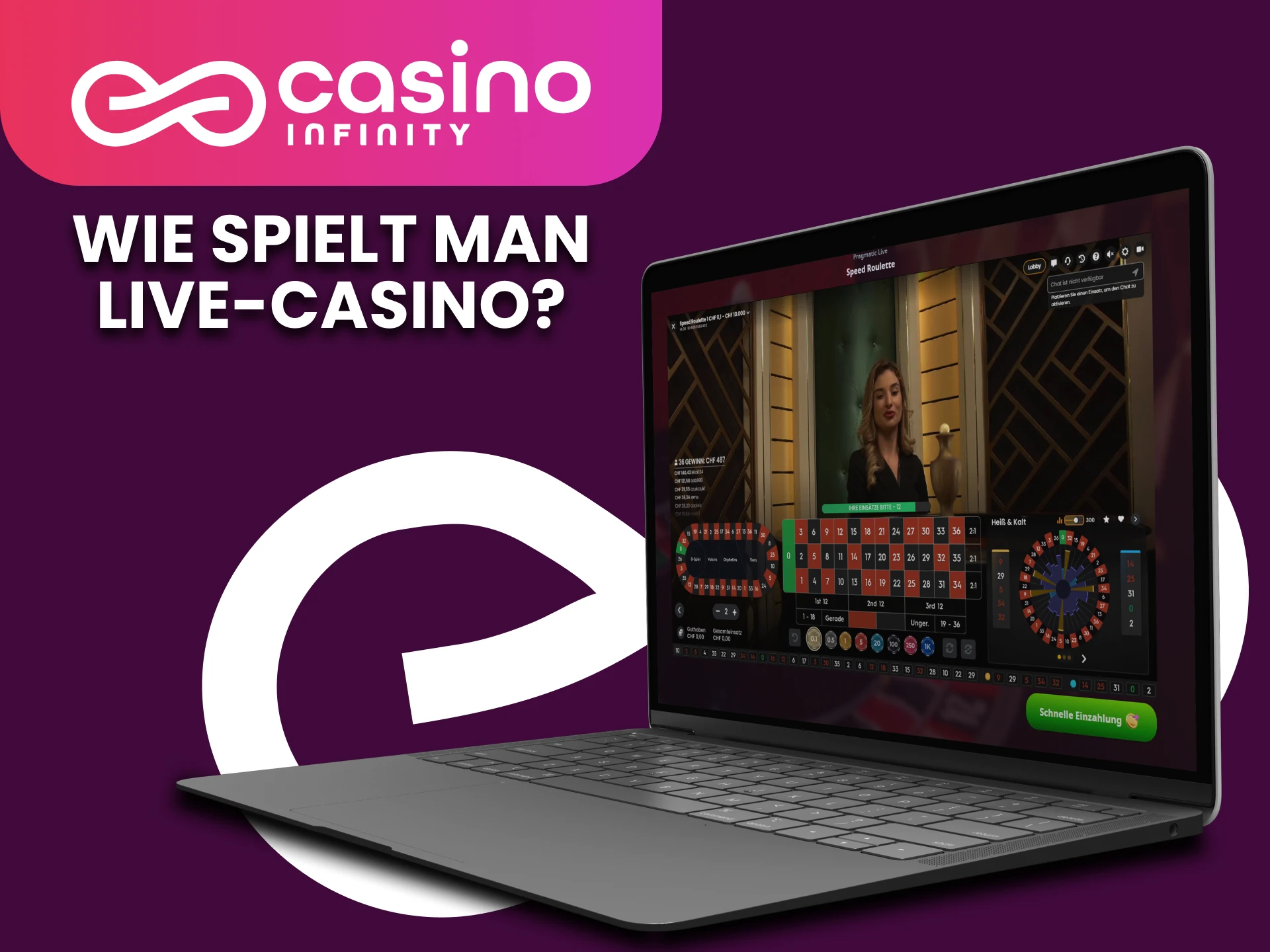 Erfahren Sie, wie Sie bei Casino Infinity mit dem Spielen von Live-Casinospielen beginnen konnen.