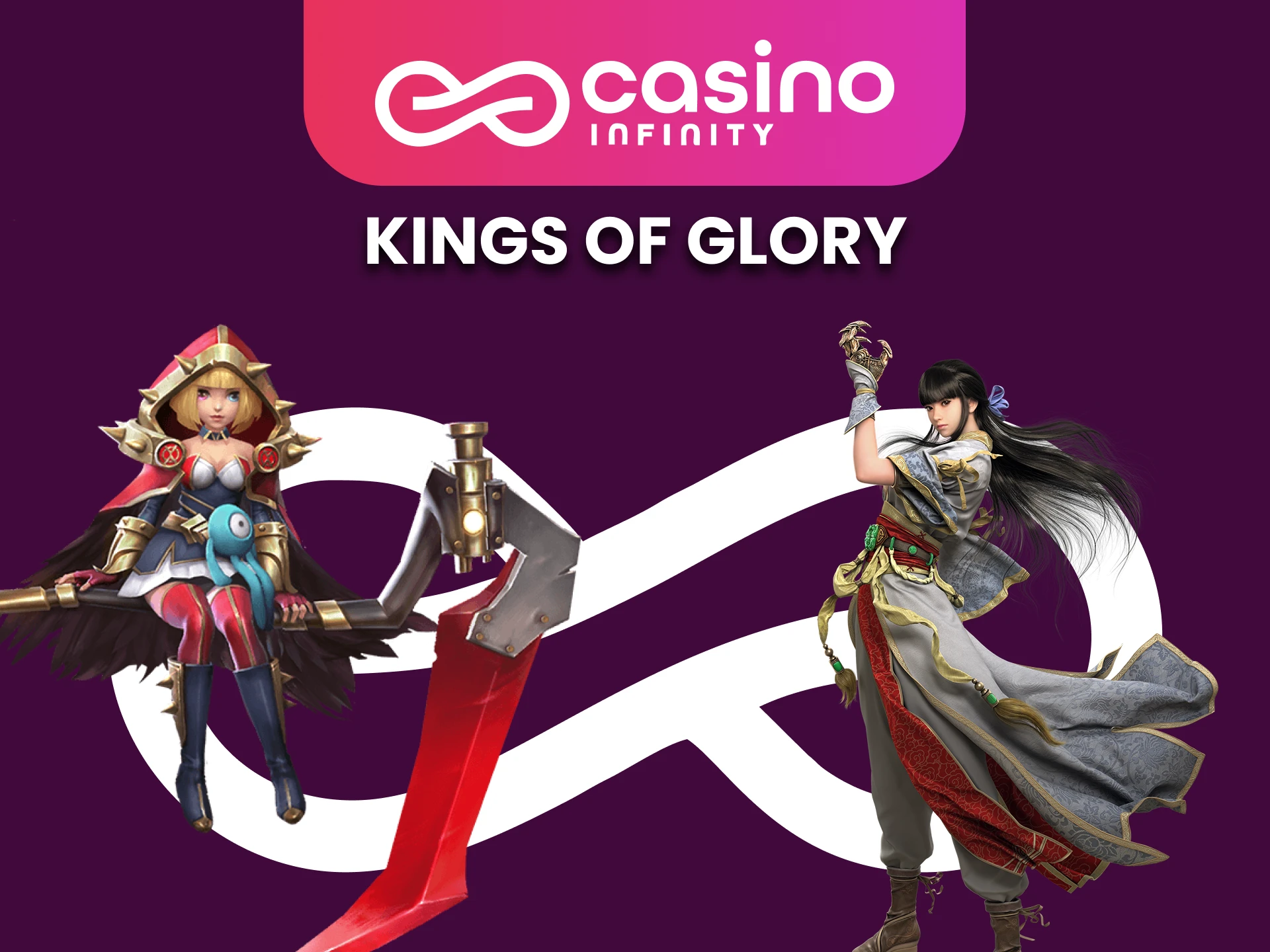 Platzieren Sie Ihre Wette auf das E-Sport-Team Kings of Glory im Casino Infinity.