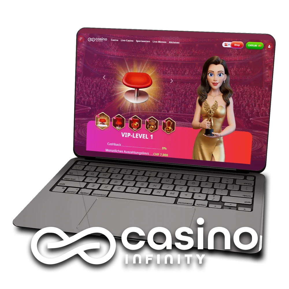 Finden Sie heraus, wie Sie mit dem Casino Infinity VIP-Programm mehr erreichen konnen.